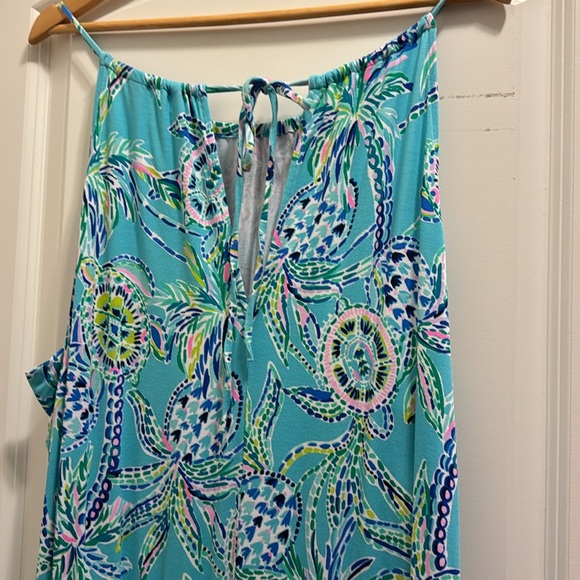 Tie back romper in turtle print - Picture 4 of 4